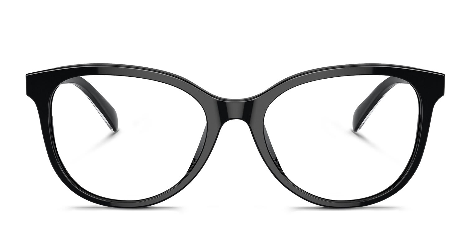 Coach HC6236U Black glasses - Black - Frontal View