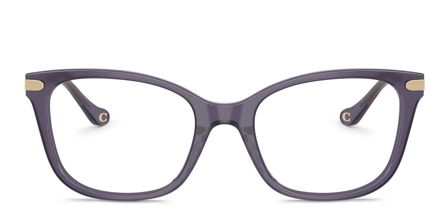 Coach HC6261BU Purple glasses - Purple - Frontal View