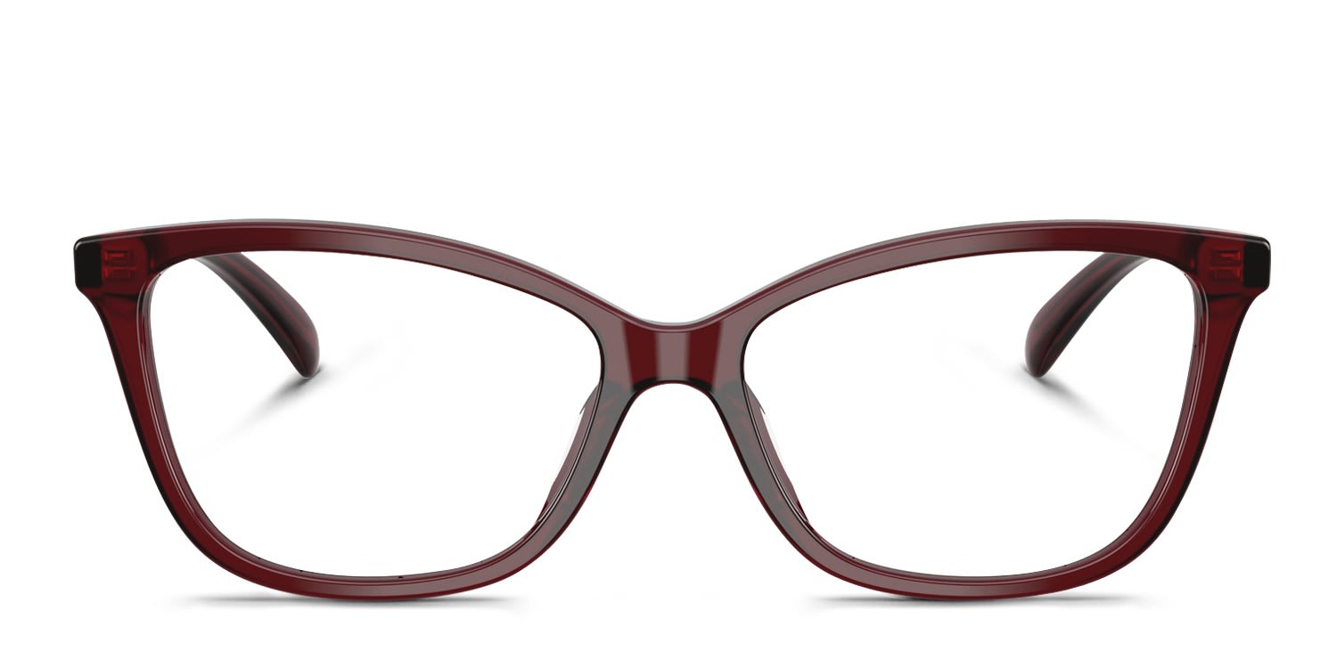 Coach HC6206U White, Red glasses - Red - Frontal View