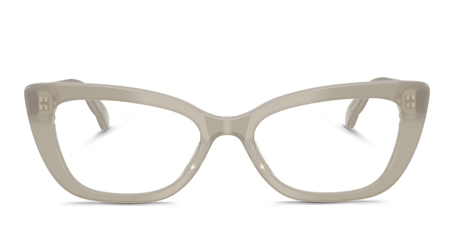 Tory Burch TY2155U White, Gray, Green glasses - White / Gray / Green - Frontal View