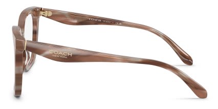 Coach HC6274U Tortoise, Brown glasses - Tortoise / Brown - Side View