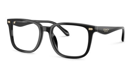 Coach HC6276U Black glasses - Black - Angle View
