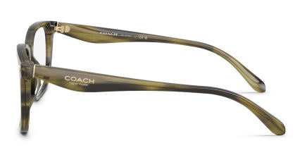 Coach HC6276U Multicolor, Green glasses - Multicolor / Green - Side View