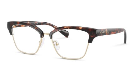 Michael Kors MK4178 Gustavia Tortoise glasses - Tortoise - Angle View