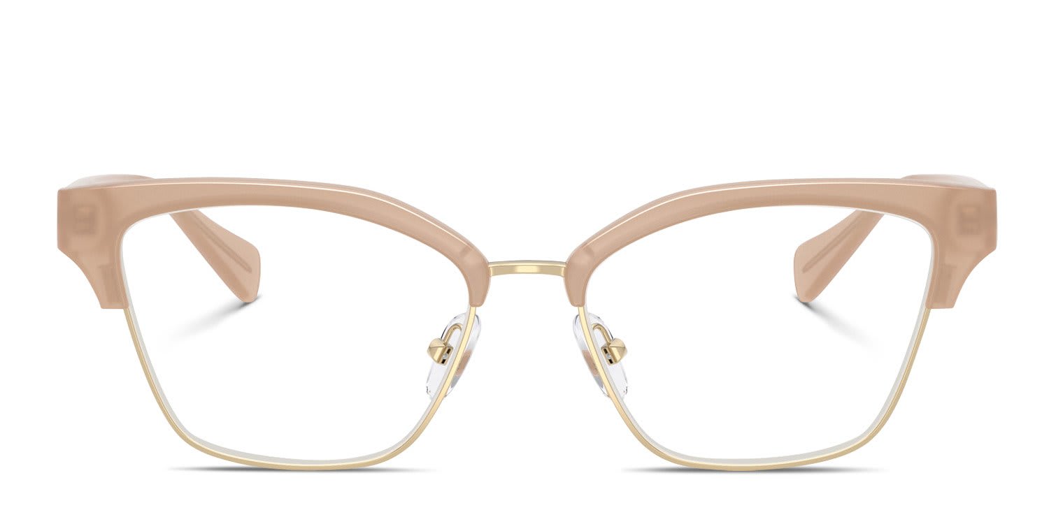 Michael Kors MK4178 Gustavia Beige glasses - Beige - Frontal View