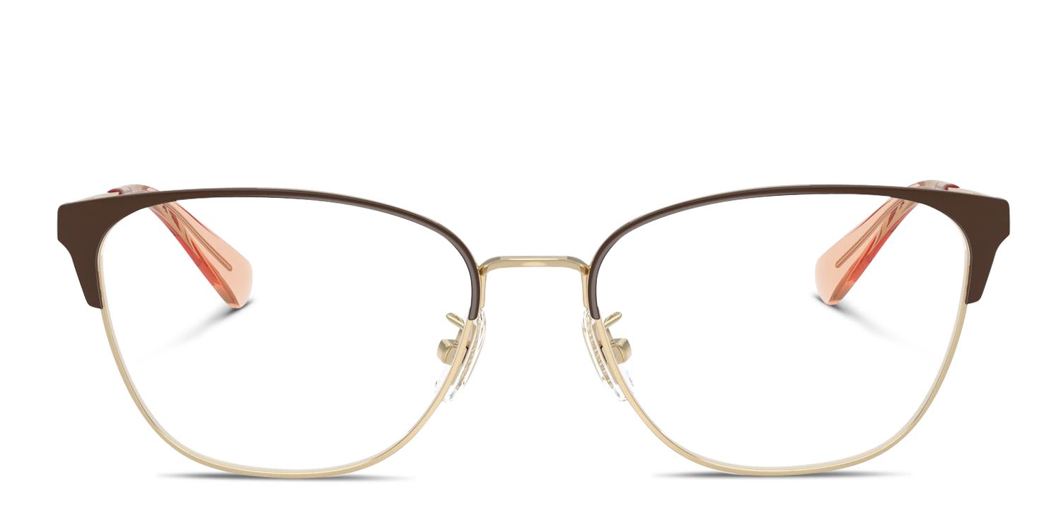 Coach HC5202 Gold, Brown glasses - Gold / Brown - Frontal View