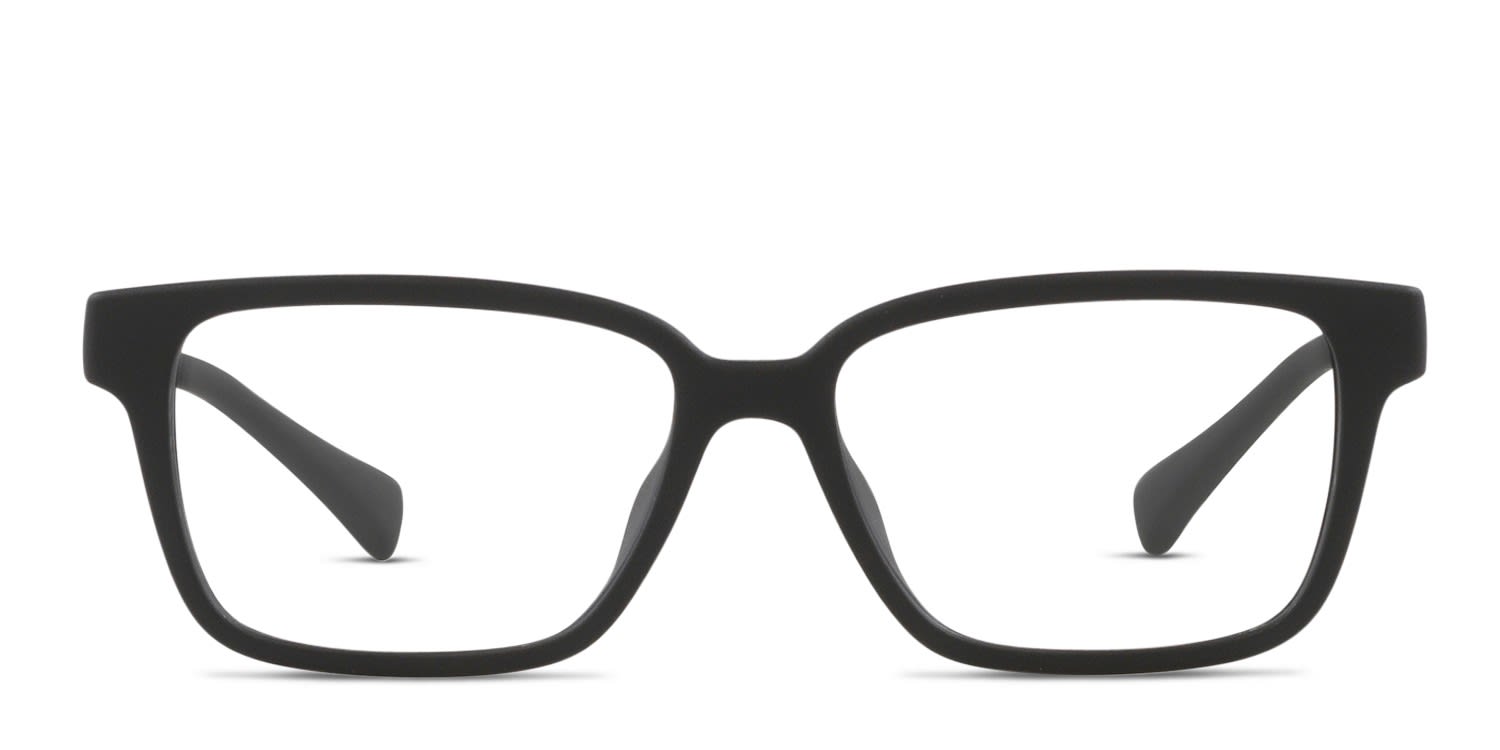Miraflex MF4024 Kids Matte Black glasses - Matte Black - Frontal View