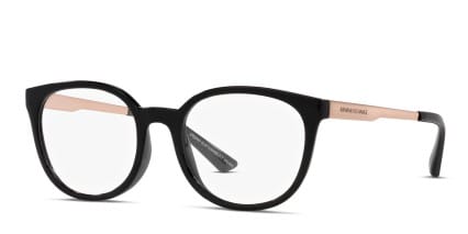 Armani Exchange AX3104 Black Eyeglasses | Includes Free Rx Lenses ...