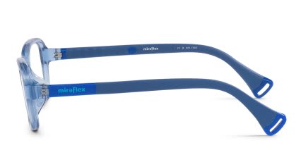 Miraflex MF4041 Kids Blue glasses - Blue - Side View
