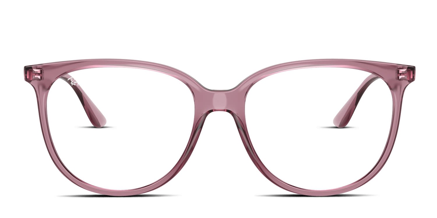 Ray-Ban RX4378V Purple glasses - Purple - Frontal View