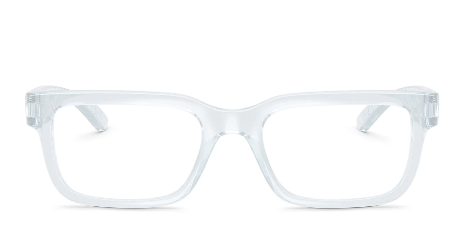 Arnette AN7269 Emboss Clear, White glasses - Clear / White - Frontal View