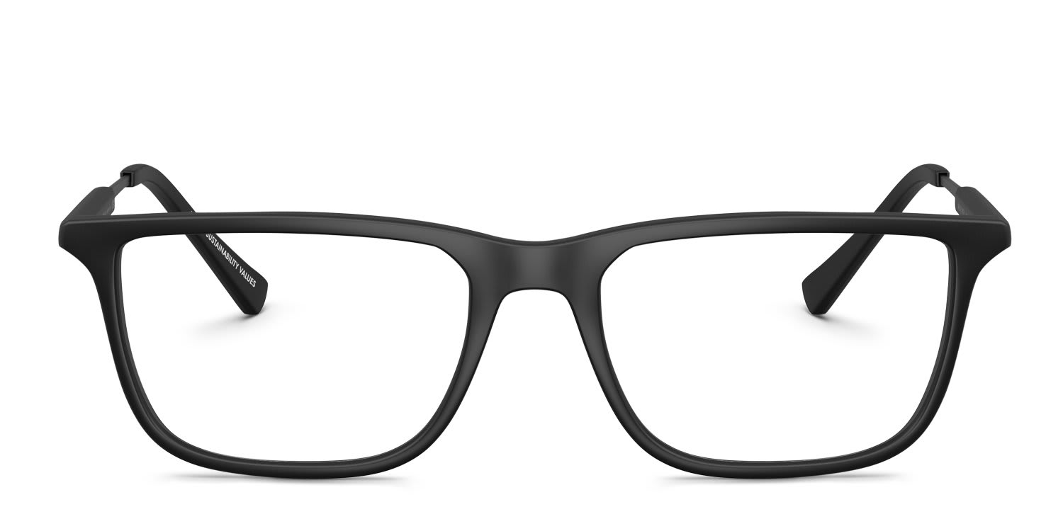 Armani Exchange AX3126 Black glasses - Black - Frontal View