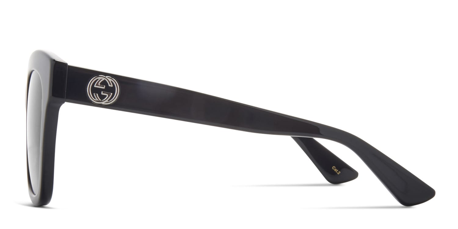 Gucci Gg0029s Black Prescription Sunglasses