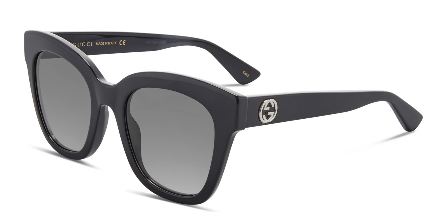 Gucci Gg0029s Black Prescription Sunglasses