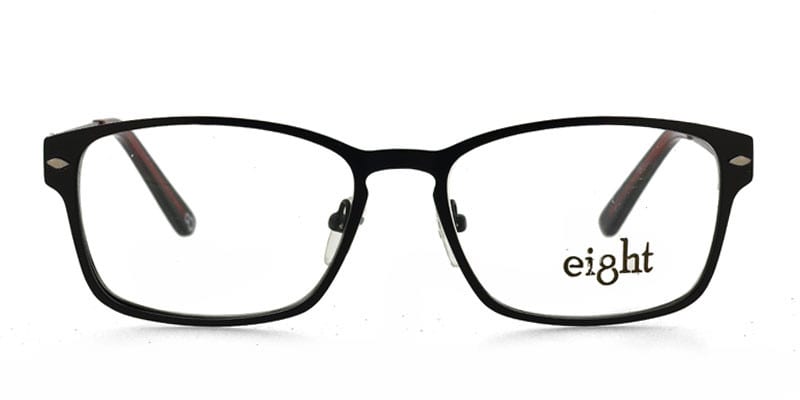 Eight 217 Black NA Rectangle, Wayframe Full Frame sunglasses - front