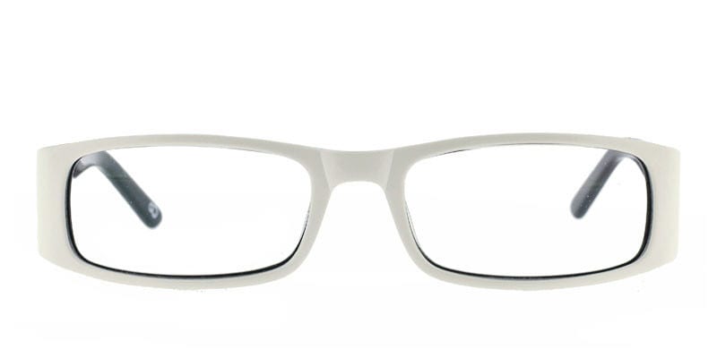 Eight A8E White w/Black NA Rectangle Full Frame sunglasses - front