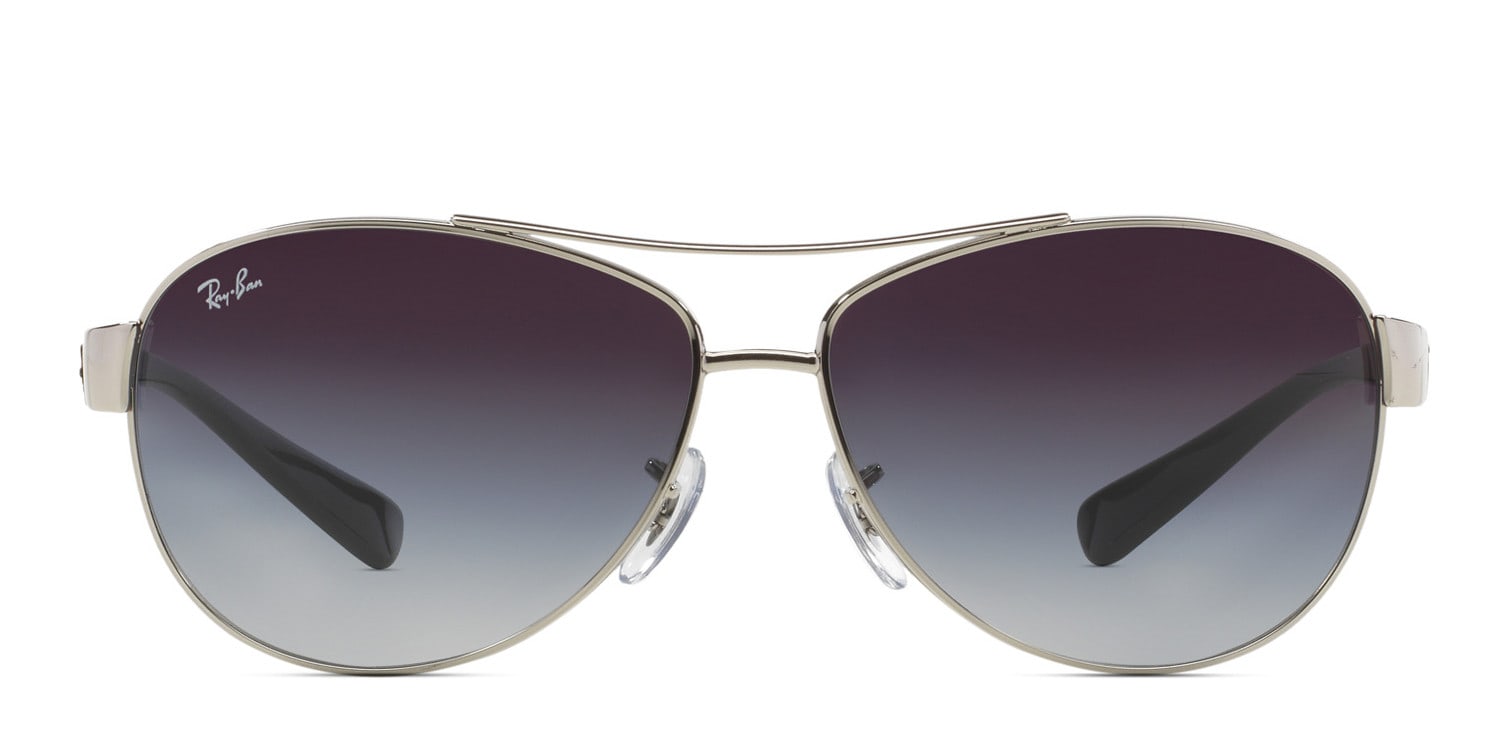 silver ray bans