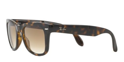 Ray-Ban RB4105 Tortoise glasses - Tortoise / Brown - Angle View