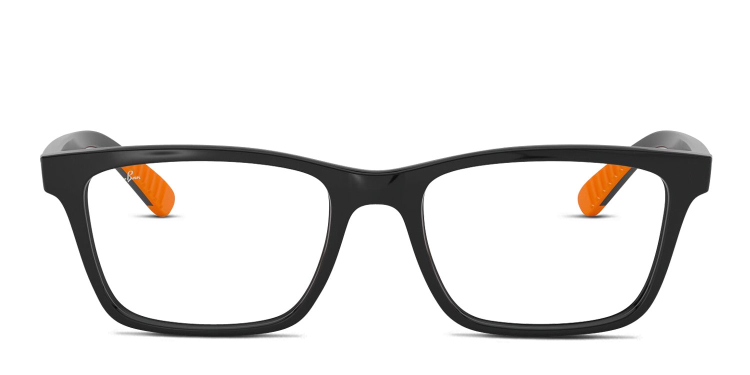 Ray-Ban RX7025 Black glasses - Black - Frontal View