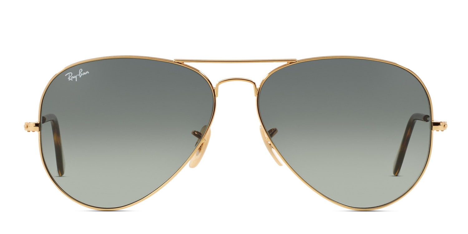 Ray-Ban RB3025 Gold, Gray, Tortoise glasses - Gold / Gray / Tortoise - Frontal View