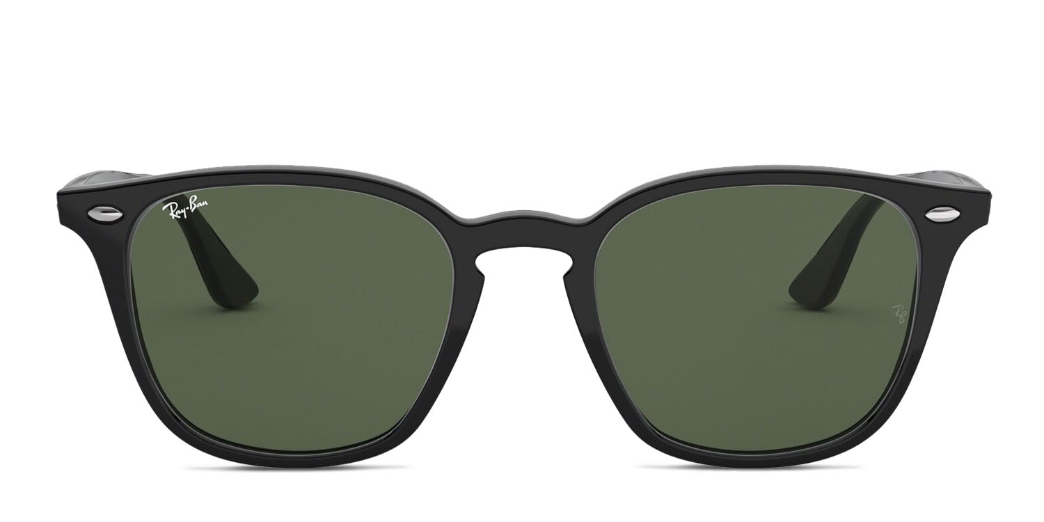Rb4258 Ray-Ban RB4258 Black , Green Prescription Sunglasses - 50% Off Lenses