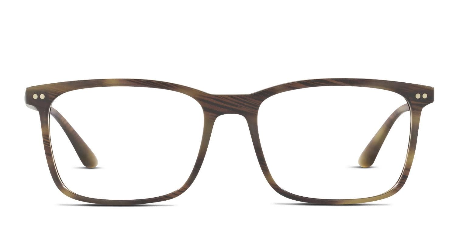 Giorgio Armani AR7122 Green, Brown glasses - Green / Brown - Frontal View