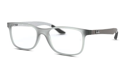 Ray-Ban RX8903 Clear, Gray glasses - Clear / Gray - Angle View