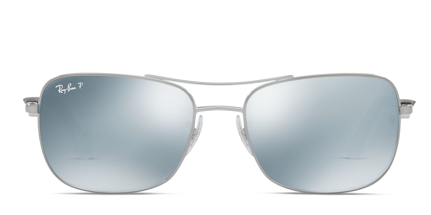 Ray Ban Rb3515 Ray-Ban RB3515 gunmetal frame with green mirrored silver lenses. Lenses ...