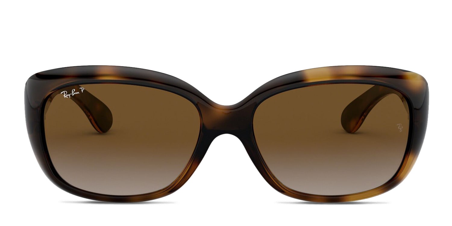 Ray-Ban RB4101 Jackie Ohh Brown , Gray , Tortoise glasses - Brown / Gray / Tortoise - Frontal View