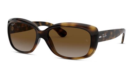 Ray-Ban RB4101 Jackie Ohh Brown , Gray , Tortoise glasses - Brown / Gray / Tortoise - Angle View