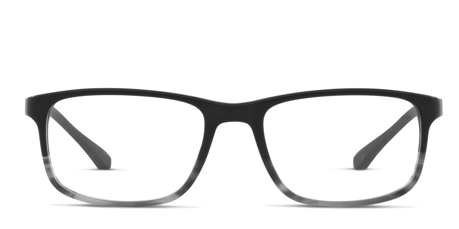 Emporio Armani EA3098 Black, Gray glasses - Black / Gray - Frontal View