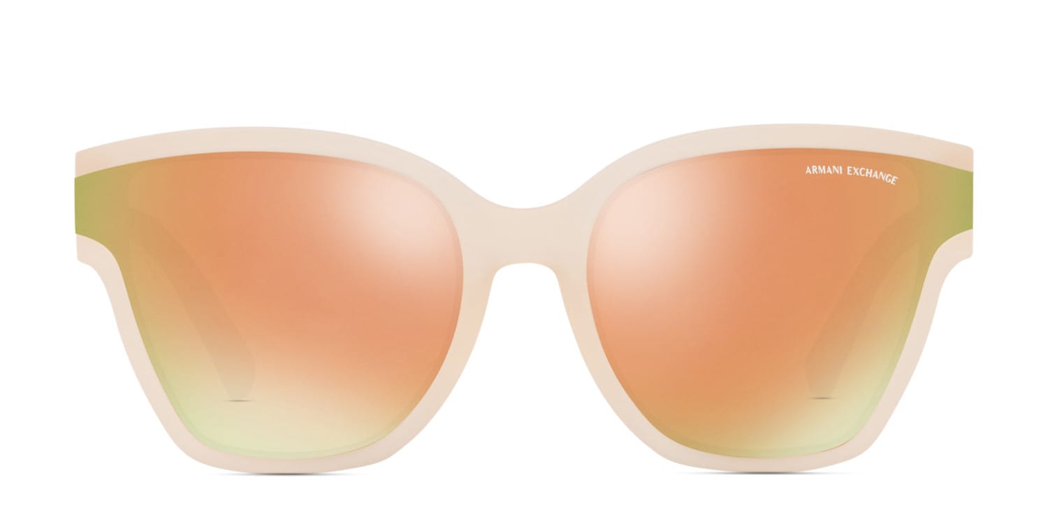 armani exchange glasses pink