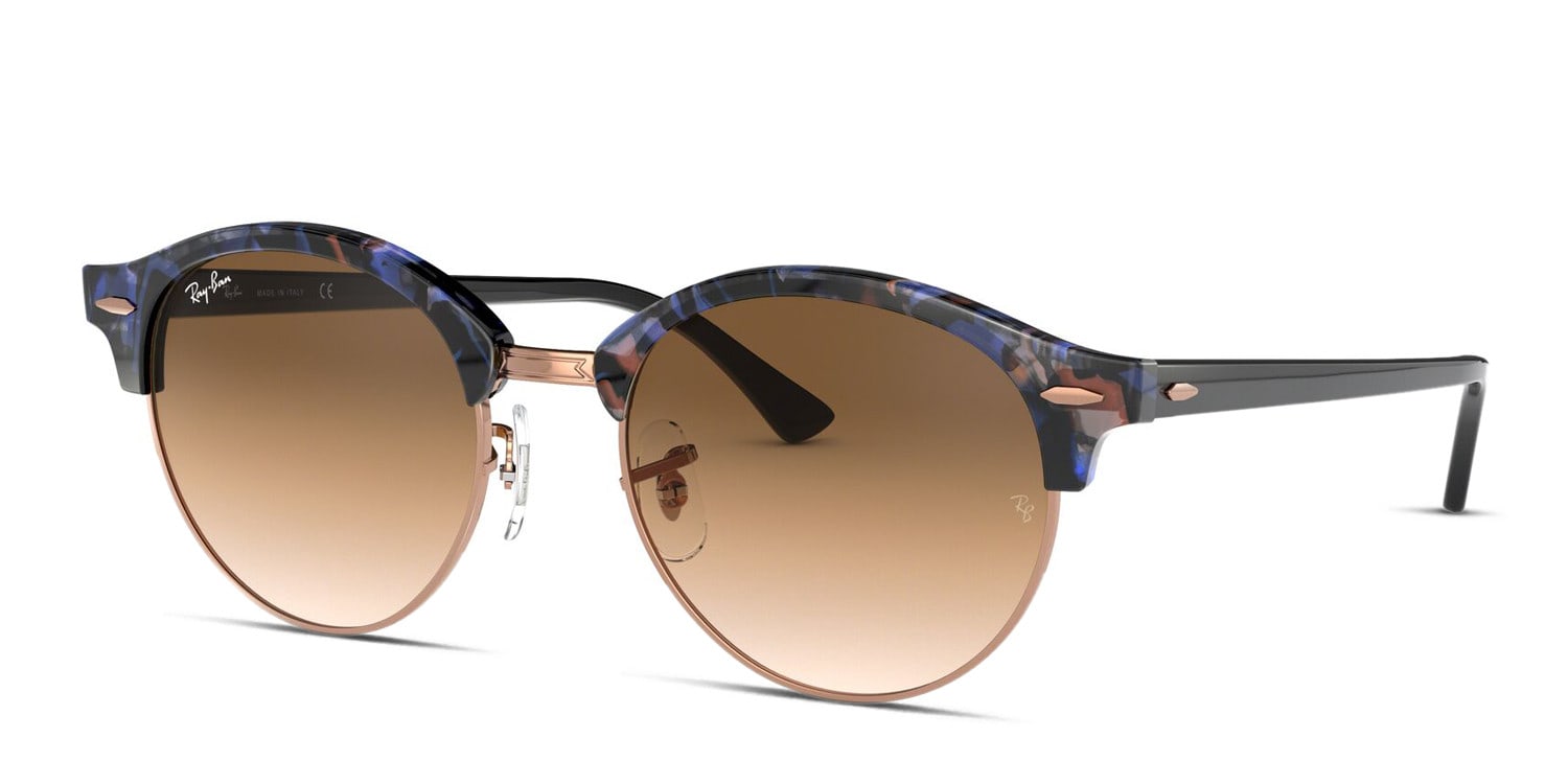 Ray-Ban RB4246 Clubround Blue/Tortoise/Rose Gold