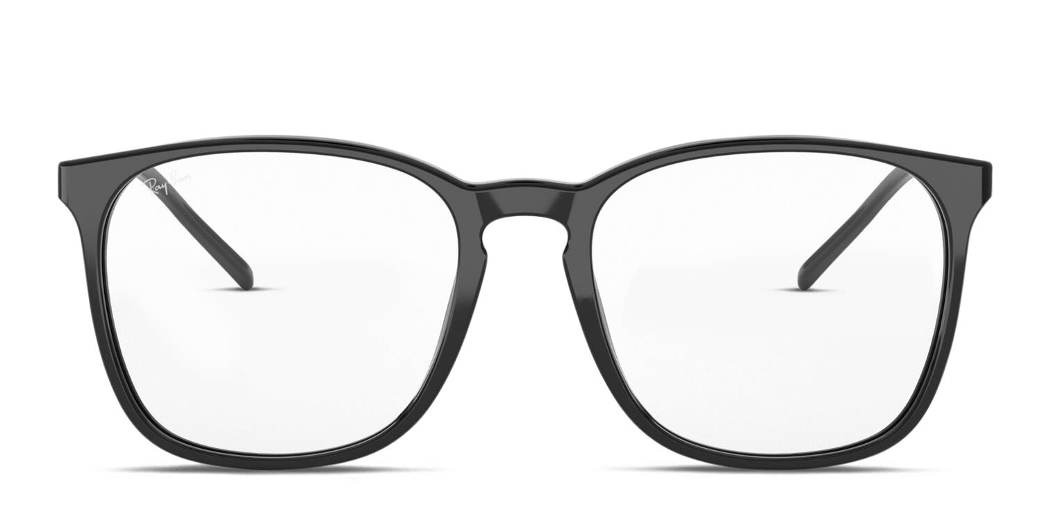 Ray-Ban RX5387 Black glasses - Black - Frontal View