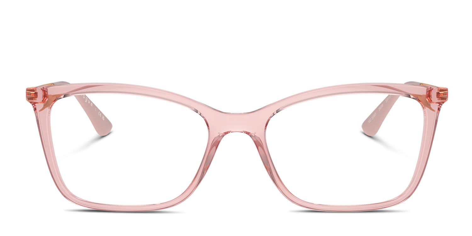 Vogue VO5563 Clear, Pink glasses - Clear / Pink - Frontal View