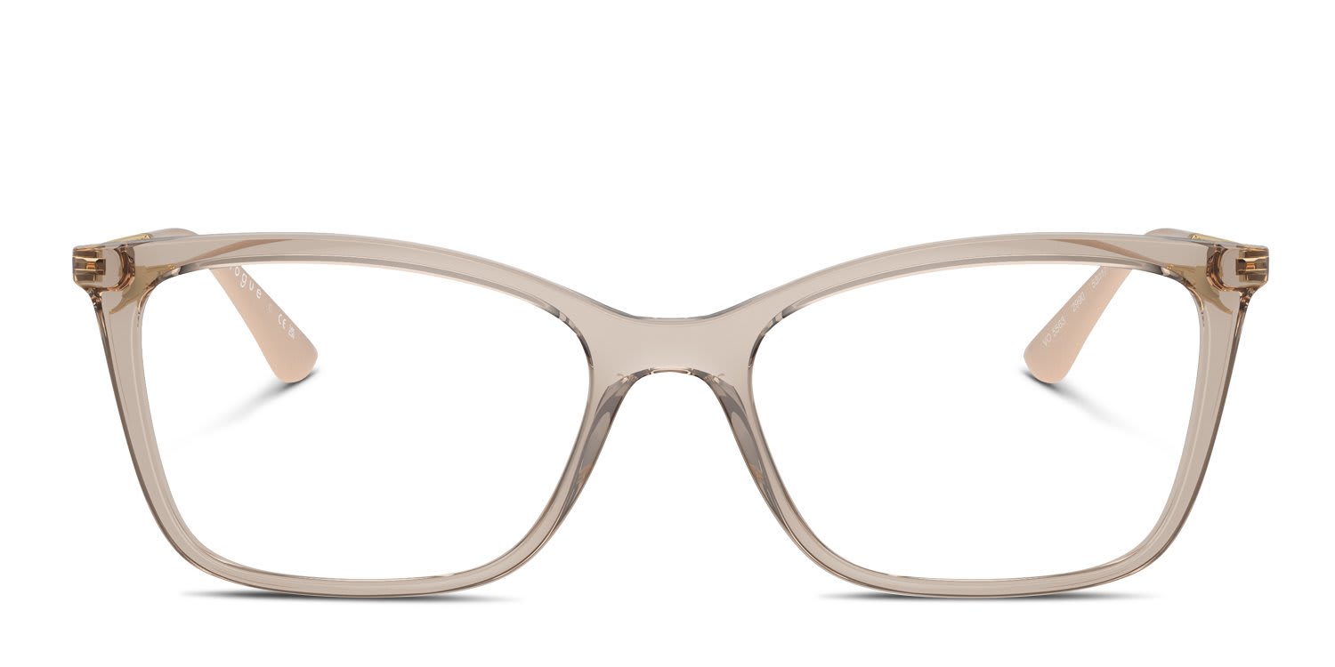 Vogue VO5563 Clear, Gold glasses - Clear / Gold - Frontal View