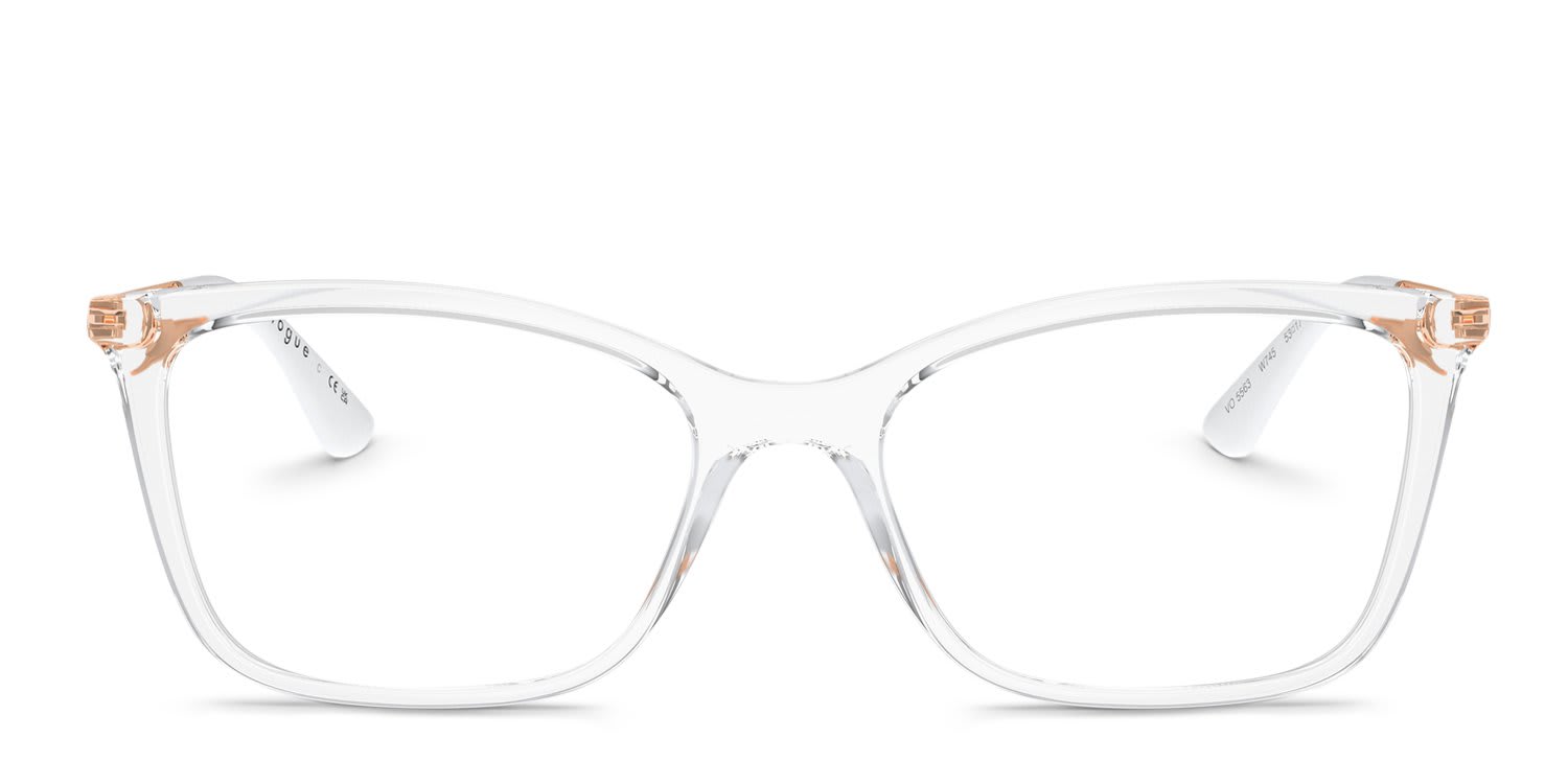 Vogue VO5563 Clear glasses - Clear - Frontal View