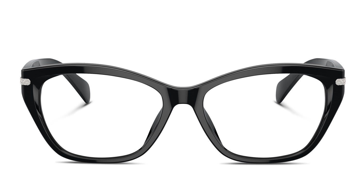 Ralph Lauren RA7161U Black glasses - Black - Frontal View