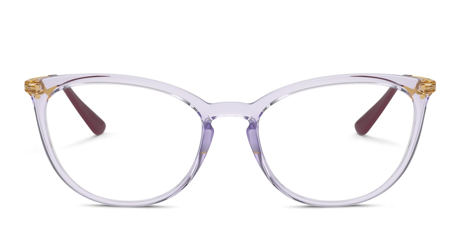Vogue Eyewear VO5276 Clear, Purple glasses - Clear / Purple - Frontal View