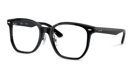 Ray-Ban RX5425D Black glasses - Black - Angle View