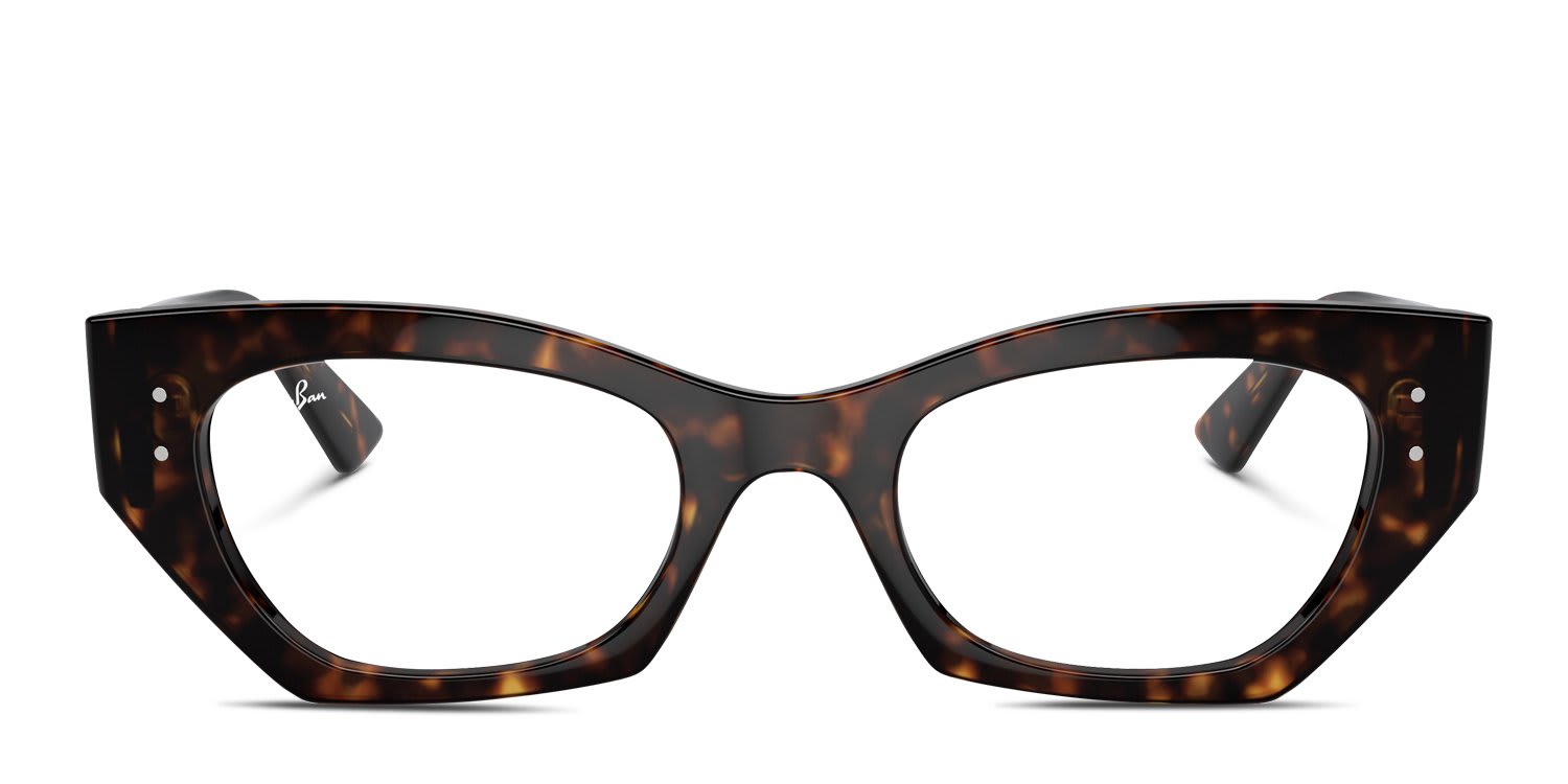 Ray-Ban RX7330 Zena Tortoise glasses - Tortoise - Frontal View