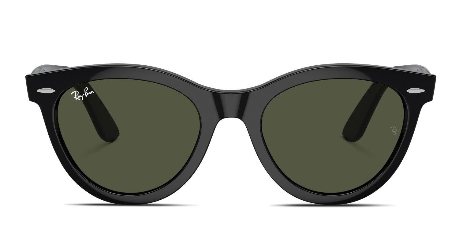 Ray-Ban RB2241 Wayfarer Way Black glasses - Black - Frontal View