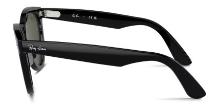 Ray-Ban RB2241 Wayfarer Way Black glasses - Black - Side View