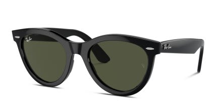 Ray-Ban RB2241 Wayfarer Way Black glasses - Black - Angle View
