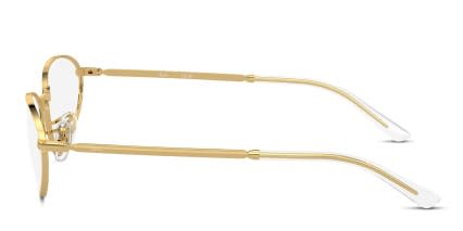 Ray-Ban RX3734V Gold glasses - Gold - Side View