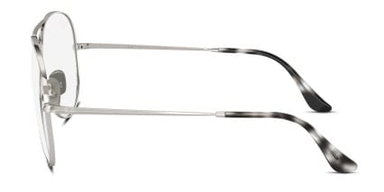 Ray-Ban RX8789 Aviator Titanium Silver glasses - Silver - Side View