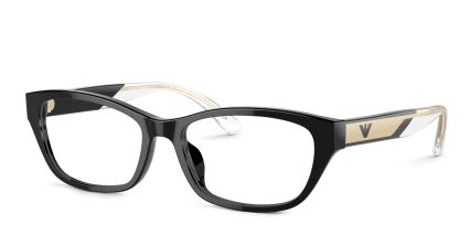 Emporio Armani EA3238U Black glasses - Black - Angle View