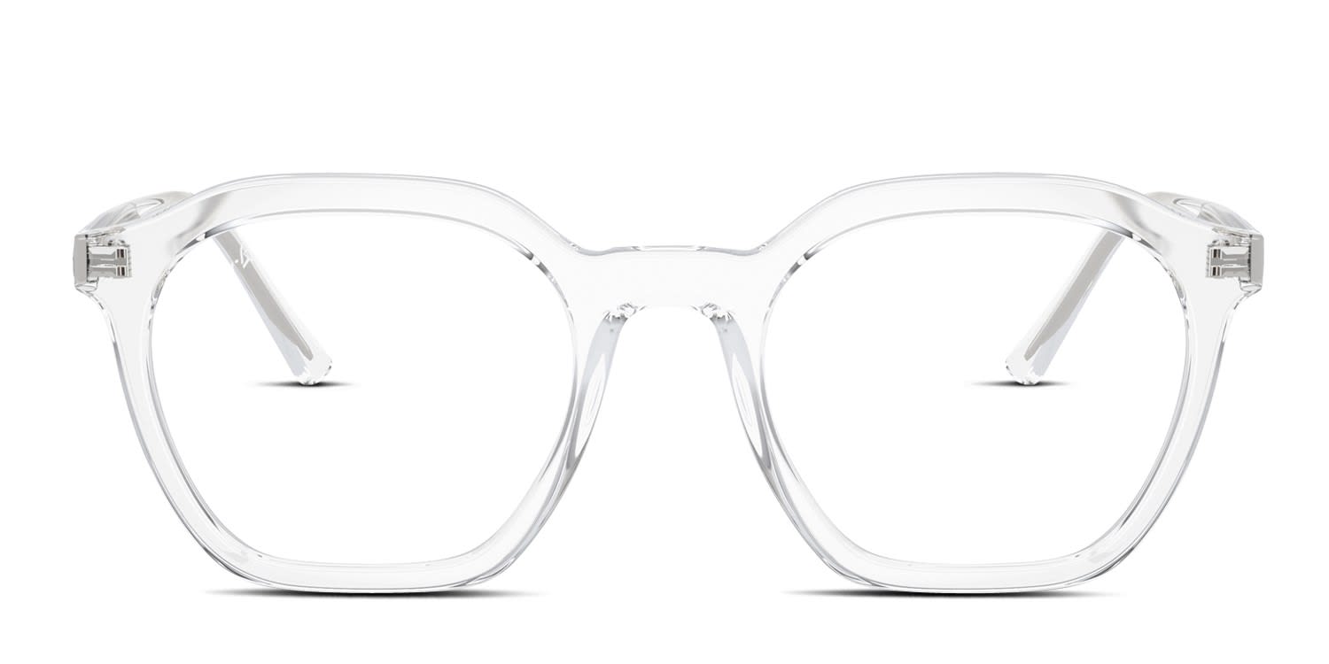 Ray-Ban RX7238 Alice Clear glasses - Clear - Frontal View