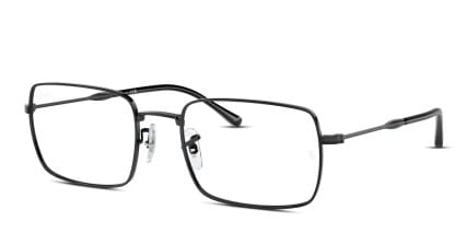 Ray-Ban RX6520 Black glasses - Black - Angle View