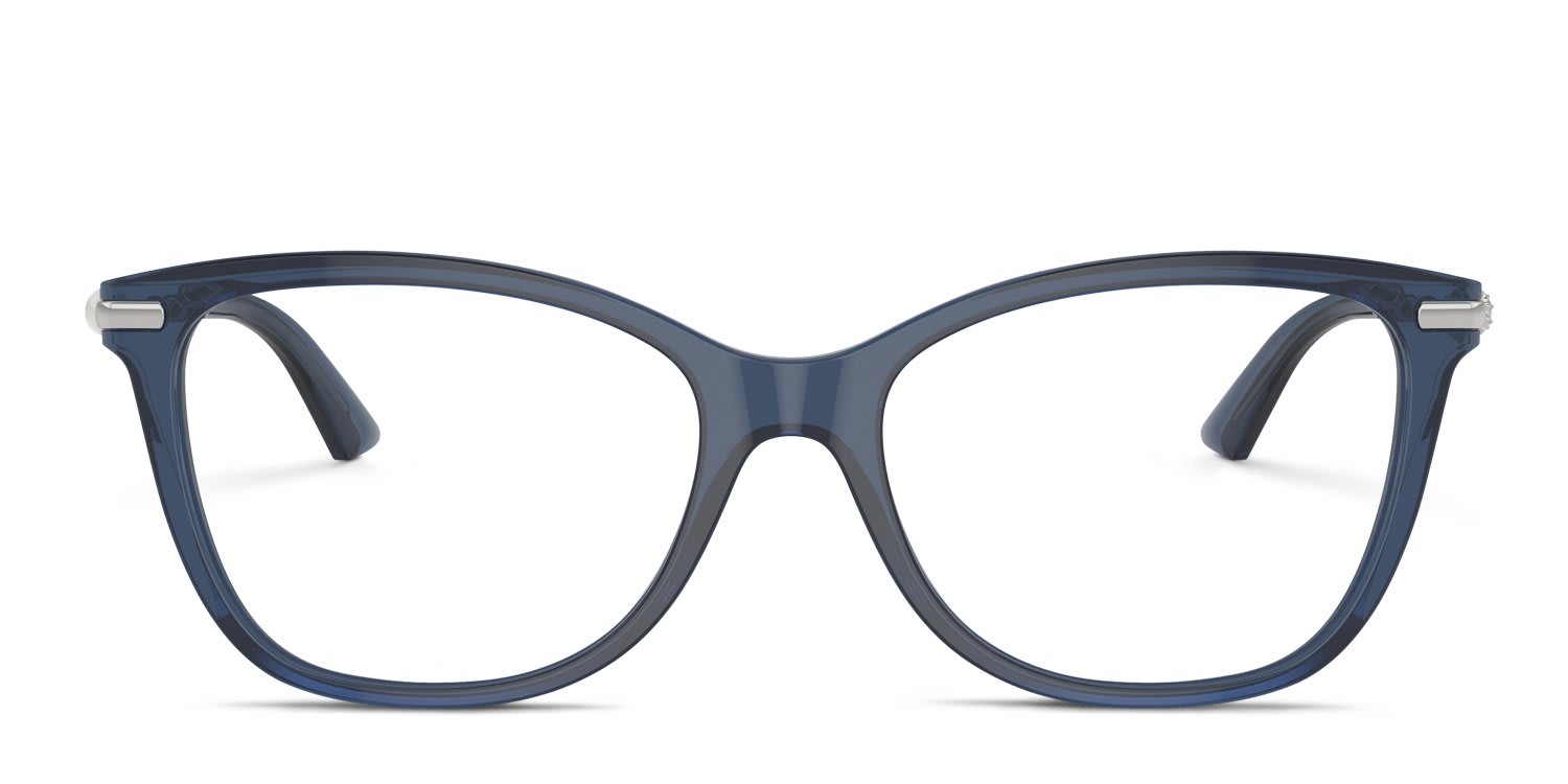 Jimmy Choo JC3007HF Clear, Blue glasses - Clear / Blue - Frontal View